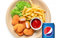 Nuggets + Fries + Pepsi [Can, 230 ml]