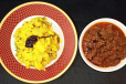 Kappa kadukkuvaruthathu with beef curry