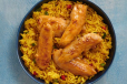 Grilled Chicken Strips and Spicy Rice