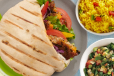 Veg Pita + 2 regular sides