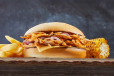 Pulled Chicken Burger + 2 regular side