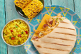Pulled Chicken Pita or Wrap + 2 regular side