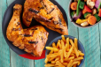 ½ Chicken + 2 regular sides