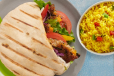 Veg Pita + 1 regular side