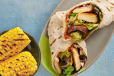 Black Mushroom and Halloumi Wrap + 1 regular side