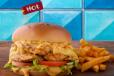 PERi-Cheese Chicken Burger + 1 Regular Side