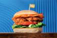Smokey Crispy Cheese Burger  + 2 Reg Side