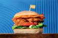Smokey Crispy Cheese Burger + 1 Reg Side