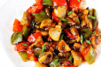 Soyabeen Mushroom Chilli