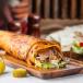 Meat Doner with Lavash Bread