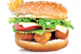 Dynamite Prawns Burger