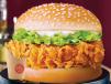 Crunchy Chicken Burger With Fries