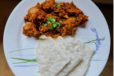Chicken Sukka With Neer Dosa 4 Pcs