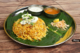 Egg Banana Leaf Biryani