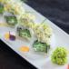 Spicy Avacado and Asparagus  4PCS أفاكادو حار وهليون 