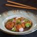 Vegetable Dumplings In Chilli Soya Sauce  زلابية خضار بصلصة الصويا الحارة