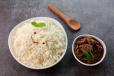 Ghee Rice With Beef Curry