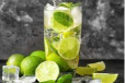 Lime Soda With Mint