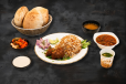 Economic Fried Meat Meal With Vegetables Of The Day