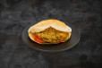 Falafel With Pastrami Sandwich