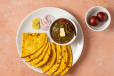 Sarson  Ka SaAg with 2 Makai Roti and Gulab Jamun