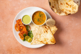 Achari Paneer Tikka With DAAL, Raita and Butter Naan