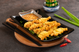 Crispy Wonton With Peanut Sauce