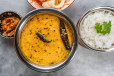 Khatti Dal With White Rice