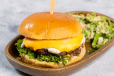 Double Mushroom And Beef Burger Combo