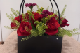 special red rose in a bag