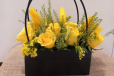 special yellow rose in a bag
