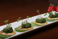 Mini Tandoori Puranpoli With Mint Pesto