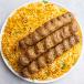 Biryani Rice  With Mutton Seekh Kebab