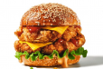 Grilled Double Chicken Burger Sandwich