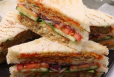 Grilled Kabab Club Sandwich