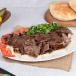 Shawarma plate with hummus Mix