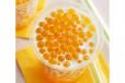 peach popup bubble tea