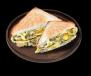 Egg Mushroom Cheese Slice