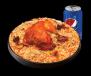 Mandi Rice With Chicken Quarter