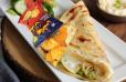 Egg Cheese Poratta With Oman Chips