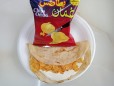 Cheese Poratta with Oman Chips