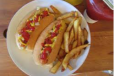 Hot Dog with French Fries