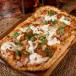Butter Chicken and Burrata Pinsa (Pizza)