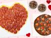 Heart Pizza With Nutella Pizza