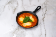 SPINACH SHAKSHOUKA WITH BREAD