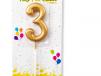 Number Three Candle