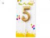 Number Five Candle