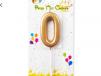 Number  Zero Candle