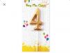 Number Four Candle