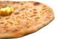 Kanda Paratha With Curd And Pickle
